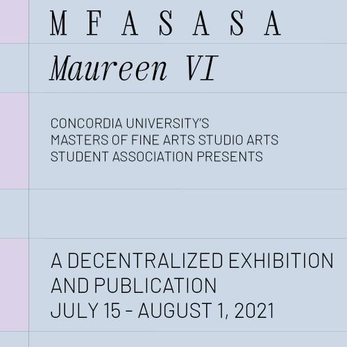 Maureen - Concordia MFA students